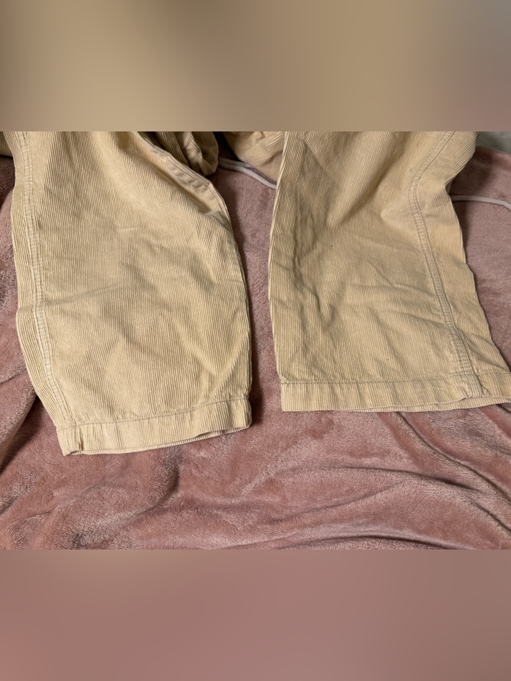 BDG Beige Corduroy Drawstring Waist Pants - Picture 7 of 10